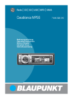 Blaupunkt Casablanca-MP-56 - Owners Manual